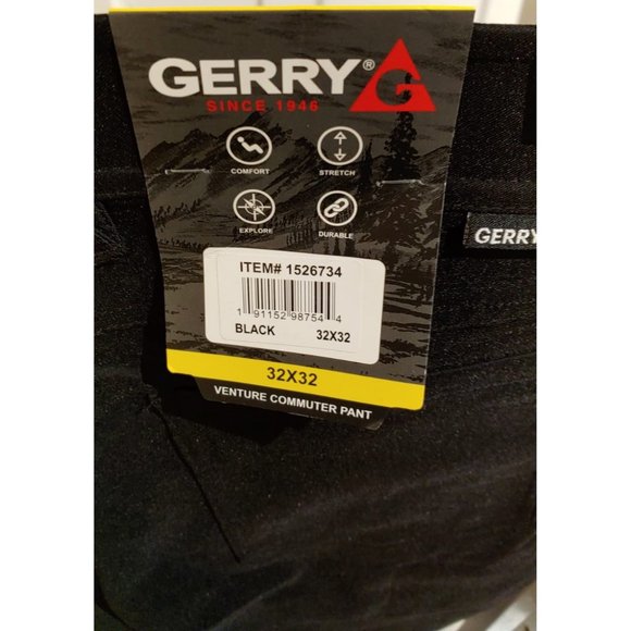 Gerry Venture Men's Venture Commuter Pants --Black - Picture 7 of 7